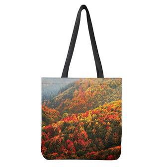 Autumn Mountain Print Tote Bag | Newhawaiianshirts AU