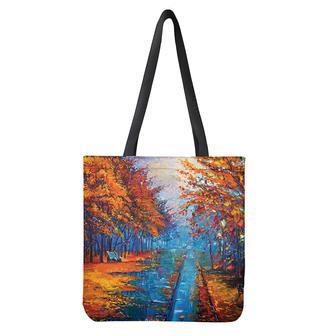 Autumn Painting Print Tote Bag | Newhawaiianshirts CA