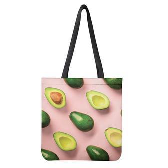 Avocado Cut In Half Pattern Print Tote Bag | Newhawaiianshirts DE