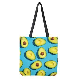 Avocado Cut In Half Print Tote Bag | Newhawaiianshirts AU