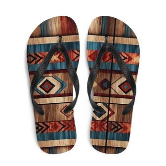 Aztec Western Flip-Flops | Newhawaiianshirts AU