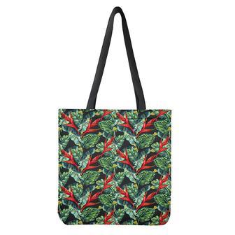 Banana Leaf Hawaiian Pattern Print Tote Bag | Newhawaiianshirts CA