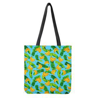 Banana Leaf Pattern Print Tote Bag | Newhawaiianshirts CA