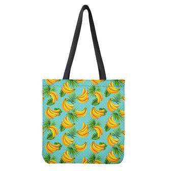 Banana Palm Leaf Pattern Print Tote Bag | Newhawaiianshirts