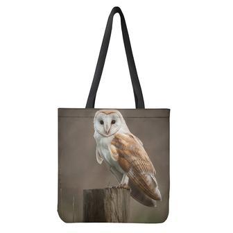 Barn Owl Print Tote Bag | Newhawaiianshirts AU