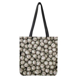 Baseballs Print Tote Bag | Newhawaiianshirts DE