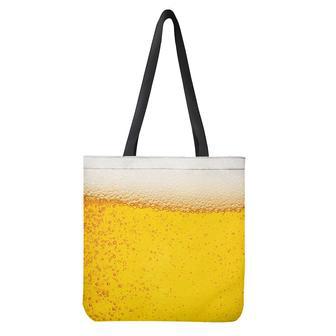 Beer With Foam Print Tote Bag | Newhawaiianshirts