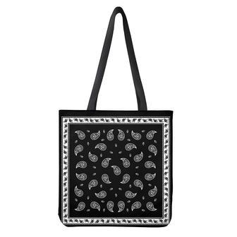 Black And White Bandana Print Tote Bag | Newhawaiianshirts DE