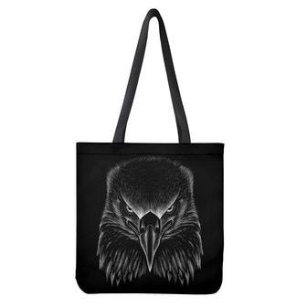 Black And White Eagle Print Tote Bag | Newhawaiianshirts AU