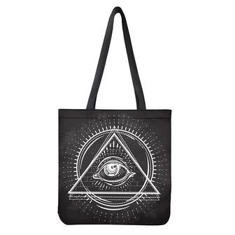 Black And White Eye Of Providence Print Tote Bag | Newhawaiianshirts DE