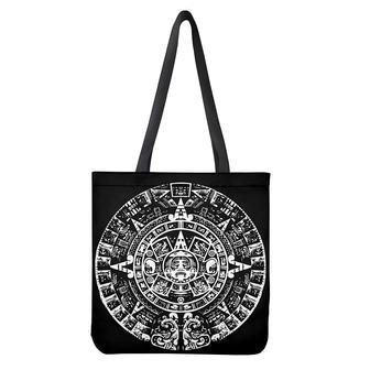 Black And White Maya Calendar Print Tote Bag | Newhawaiianshirts