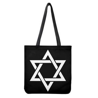 Black And White Star Of David Print Tote Bag | Newhawaiianshirts