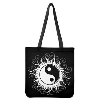 Black And White Yin Yang Sun Print Tote Bag | Newhawaiianshirts DE