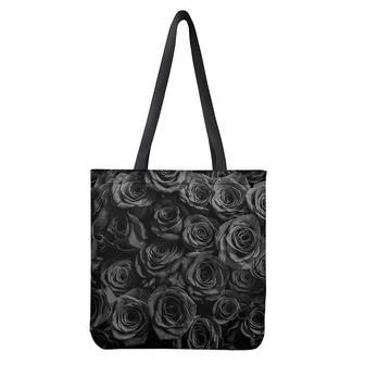 Black Rose Print Tote Bag | Newhawaiianshirts DE