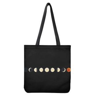 Blood Moon Lunar Phase Print Tote Bag | Newhawaiianshirts