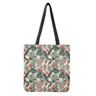 Blossom Tropical Leaves Pattern Print Tote Bag | Newhawaiianshirts AU