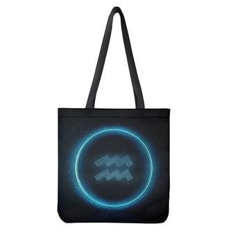 Blue Aquarius Zodiac Sign Print Tote Bag | Newhawaiianshirts UK