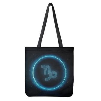 Blue Capricorn Zodiac Sign Print Tote Bag | Newhawaiianshirts CA