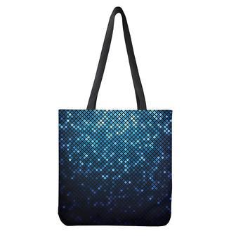 Blue Disco Lights Pattern Print Tote Bag | Newhawaiianshirts AU