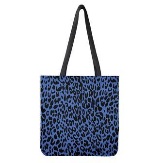 Blue Leopard Print Tote Bag | Newhawaiianshirts