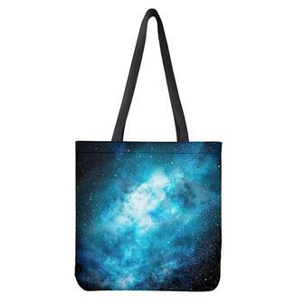 Blue Sky Universe Galaxy Space Print Tote Bag | Newhawaiianshirts AU