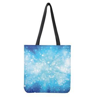 Blue Sparkle Light Print Tote Bag | Newhawaiianshirts AU