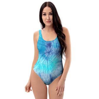 Blue Tie Dye One Piece Swimsuite | Newhawaiianshirts AU