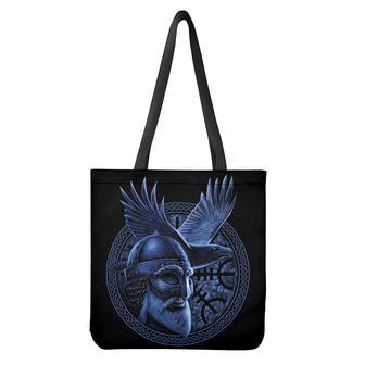 Blue Viking God Odin And Crow Print Tote Bag | Newhawaiianshirts UK