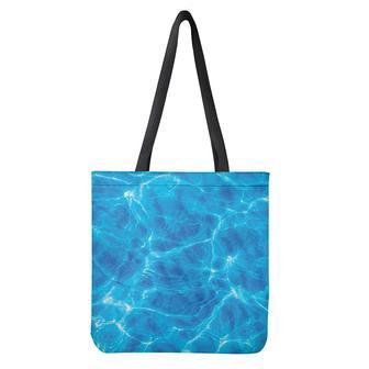 Blue Water Surface Print Tote Bag | Newhawaiianshirts UK