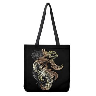 Bohemian Spiritual Fish Print Tote Bag | Newhawaiianshirts