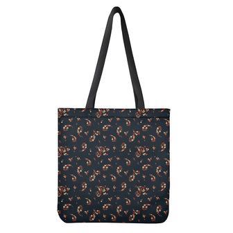 Boho Paisley Flower Pattern Print Tote Bag | Newhawaiianshirts DE