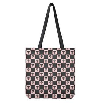 Caduceus Pattern Print Tote Bag | Newhawaiianshirts