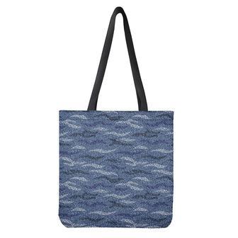 Camo Denim Jeans Pattern Print Tote Bag | Newhawaiianshirts UK