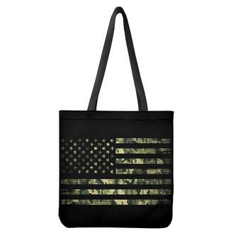 Camouflage American Flag Print Tote Bag | Newhawaiianshirts AU