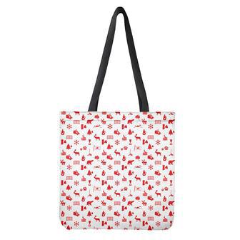 Canada Country Pattern Print Tote Bag | Newhawaiianshirts