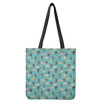 Cartoon Air Balloon Pattern Print Tote Bag | Newhawaiianshirts AU