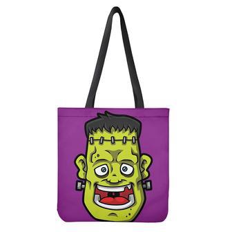 Cartoon Frankenstein Print Tote Bag | Newhawaiianshirts UK