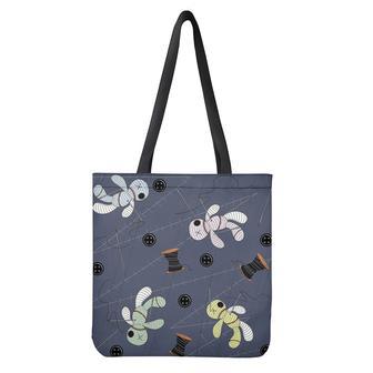 Cartoon Voodoo Doll Print Tote Bag | Newhawaiianshirts AU