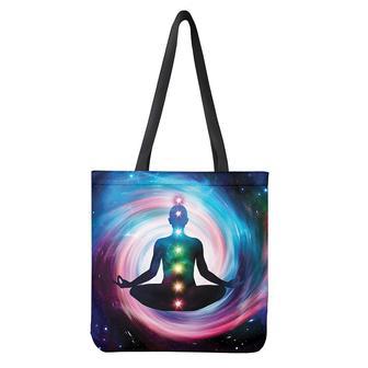 Chakras Of The Universe Print Tote Bag | Newhawaiianshirts CA