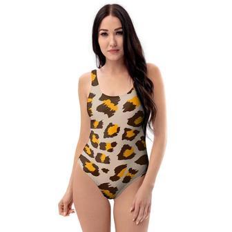 Cheetah Print One Piece Swimsuite | Newhawaiianshirts CA