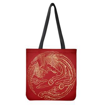 Chinese Phoenix Print Tote Bag | Newhawaiianshirts CA