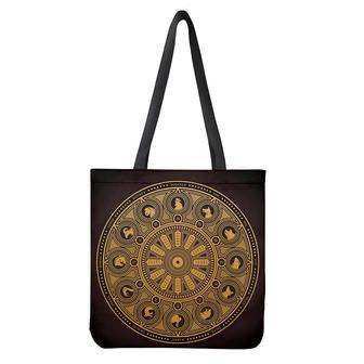 Chinese Zodiac Calendar Signs Print Tote Bag | Newhawaiianshirts DE