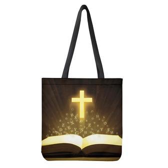 Christian Holy Bible Print Tote Bag | Newhawaiianshirts CA