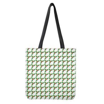 Christmas Holly Berry Pattern Print Tote Bag | Newhawaiianshirts DE