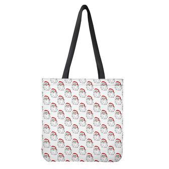 Christmas Santa Claus Pattern Print Tote Bag | Newhawaiianshirts