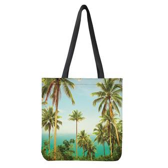 Coconut Tree Print Tote Bag | Newhawaiianshirts AU