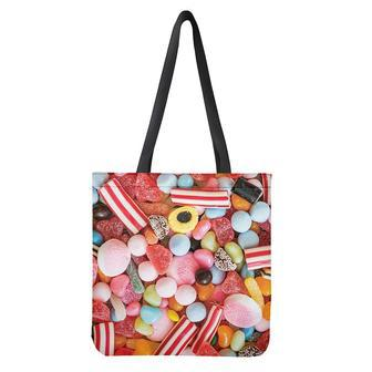 Colorful Candy And Jelly Print Tote Bag | Newhawaiianshirts DE