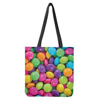 Colorful Chocolate Candy Print Tote Bag | Newhawaiianshirts AU