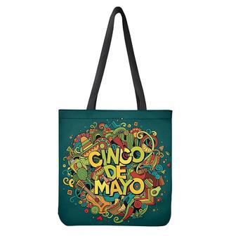 Colorful Cinco De Mayo Print Tote Bag | Newhawaiianshirts AU