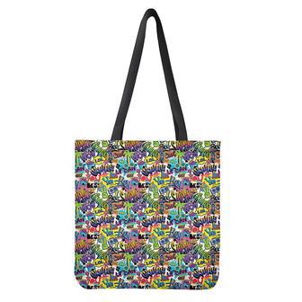 Colorful Graffiti Pattern Print Tote Bag | Newhawaiianshirts AU